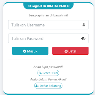 Register PGRI Mandonga - Persatuan Guru Republik Indonesia Cabang Mandonga